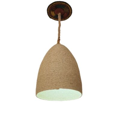 Sospensioni naturali marocchino chic, in corda, eco-responsabili, disponibili in 30 / 40 / 60 cm