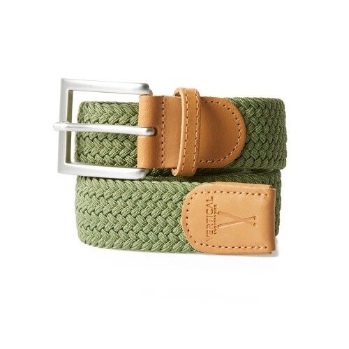 Ceinture tressée Vert Olive