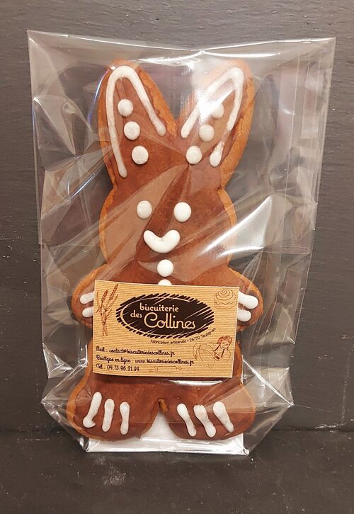 Lapin de Pâques en pain d'épices au chocolat