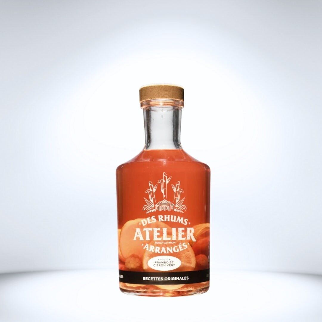Rhum arrangé Framboise-Citron vert