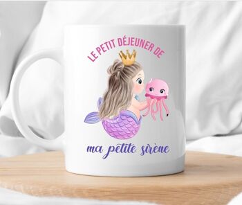 Mug Le petit déjeuner de ma petite sirène 1