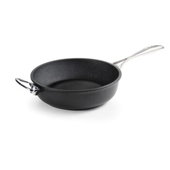 Casserole profonde 24 cm Inox + Bouton INDUCTION h. 7,5 cm 3