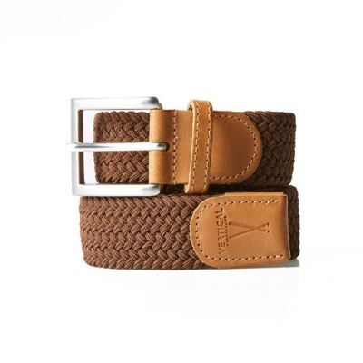 Chestnut braided belt