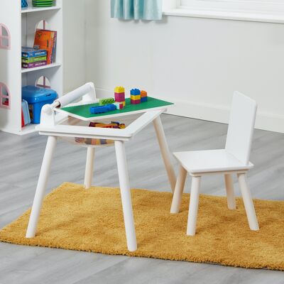 Weißer Mehrzweck-Schreibtisch für Kinder
