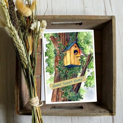 New Home Greeting Card With A Gift Of Seeds