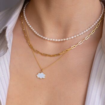 Collier de perles classique 2