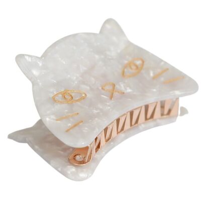 Hair clip meow pearl