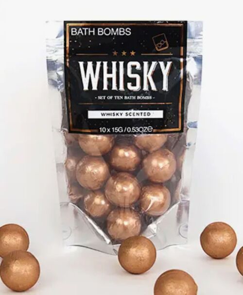 Bombes de bain parfum whisky