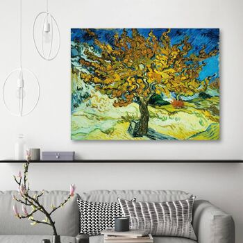 Impression sur toile de qualité musée Vincent van Gogh, The Mulberry Tree 1