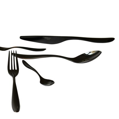 Cutlery set, for 6 people, 30 pcs. Set -BLACK