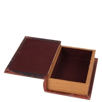 Coffret livre 20 cm Cheval marron