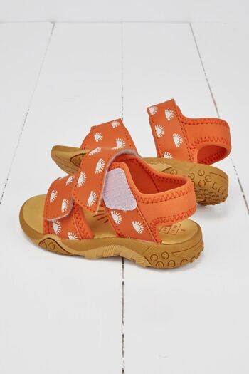 Sandales Grass & Air Kids orange à couleur changeante 4