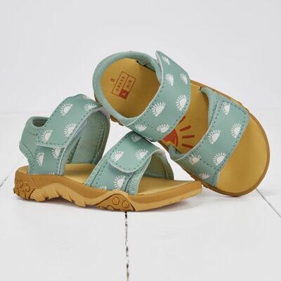 Grass & Air Kids Pistacho sandalias que cambian de color