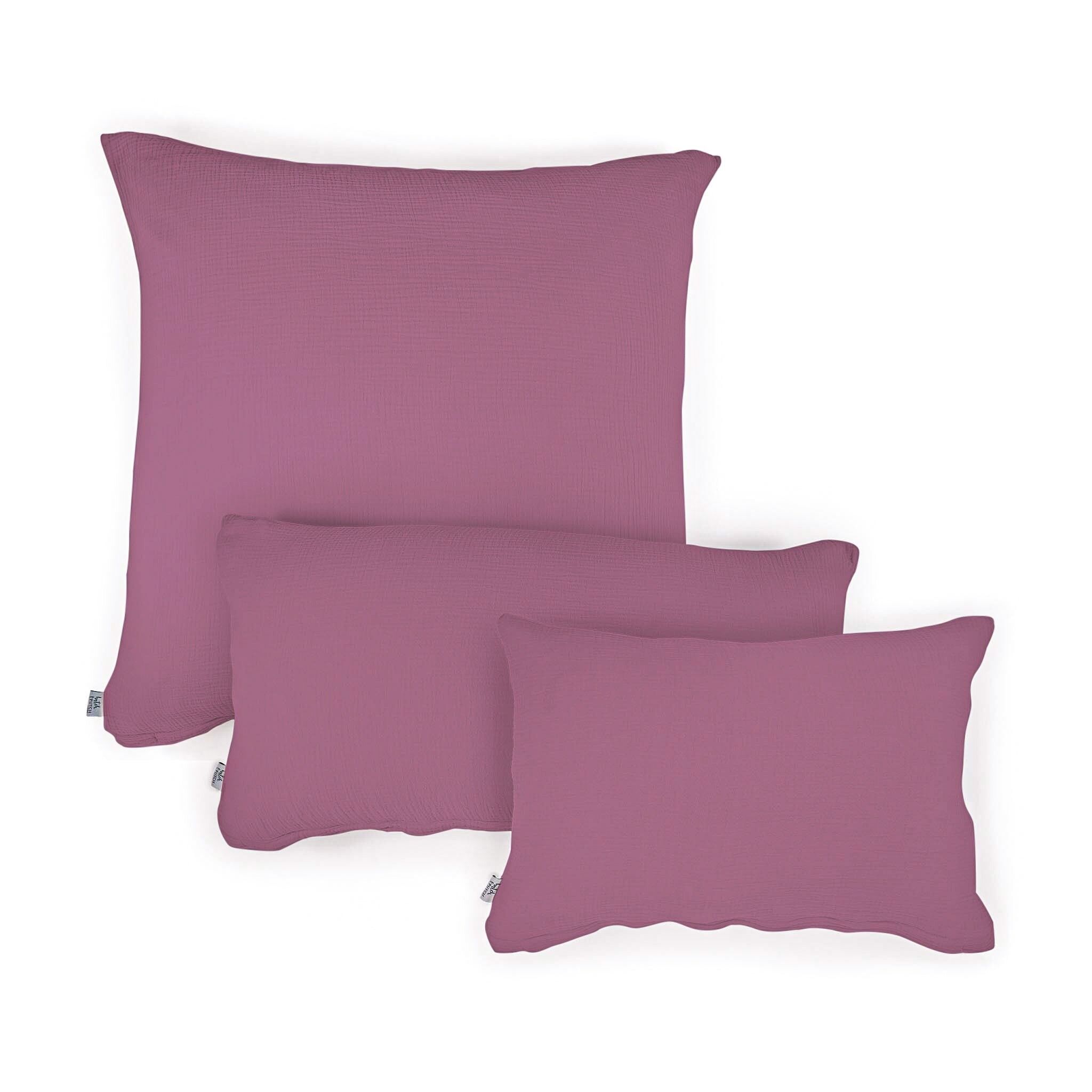 Cuscino in mussola "Eliane" • Berry