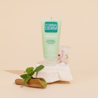 Gel benessere articolare Argiladerm con argilla verde e oli essenziali effetto caldo freddo