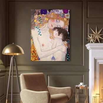 Toile de qualité musée Gustav Klimt Les trois âges de la femme (détail) 3