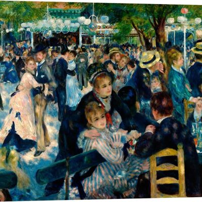 Lienzo de calidad de museo: Renoir, Baile en Le Moulin de la Galette