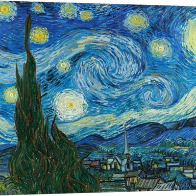 Vincent van Gogh, La nuit étoilée, qualité musée Impression sur toile