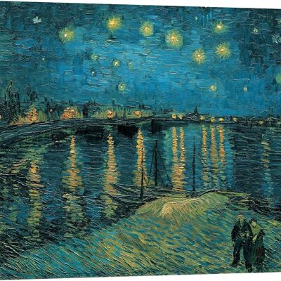 Impression sur toile : Vincent van Gogh, La nuit étoilée