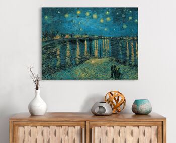 Impression sur toile : Vincent van Gogh, La nuit étoilée 2