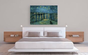 Impression sur toile : Vincent van Gogh, La nuit étoilée 3