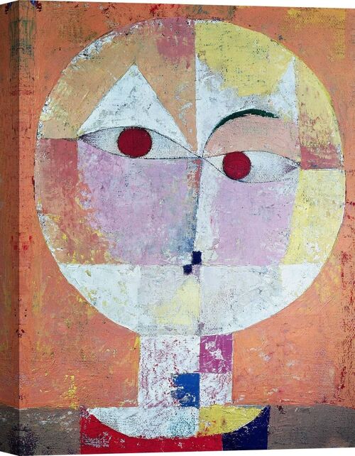 Quadro su tela di qualità museale Paul Klee, Senecio (dettaglio)