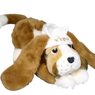 Sweety Toys 2817 VIPO peluche licence chien "Le Chien Volant", couché 45 cm
