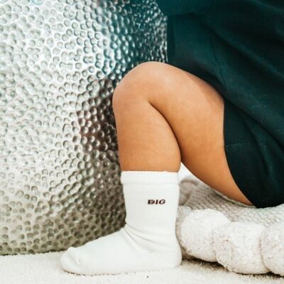 Unisex baby sock - Big Amor - Beige