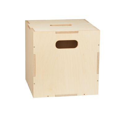 Cube Storage Box  - Wood