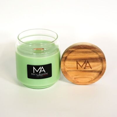 Green Tea Scented Candle - Medium Jar