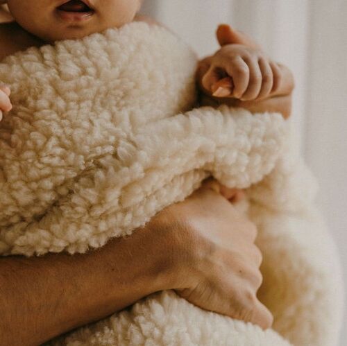 Couverture en laine, bébé