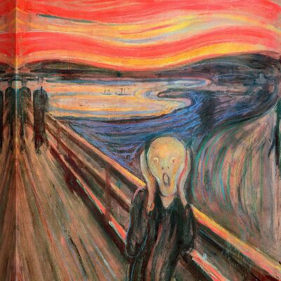 Impression sur toile de qualité musée Edvard Munch, The Scream