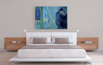 Impression sur toile de qualité musée Edvard Munch, Le Baiser 3