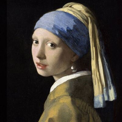 Toile de qualité musée Jan Vermeer, Jeune fille à la perle