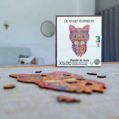Creative Wood - Il gatto curioso