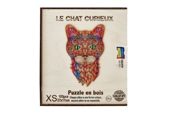 CreatifWood - Le Chat Curieux 4