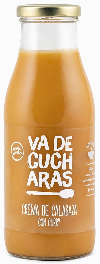 Crème de potiron 500 ml Va De Cucuchars 100% naturelle