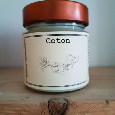 Candle 180gr COTTON soy and rapeseed waxes
