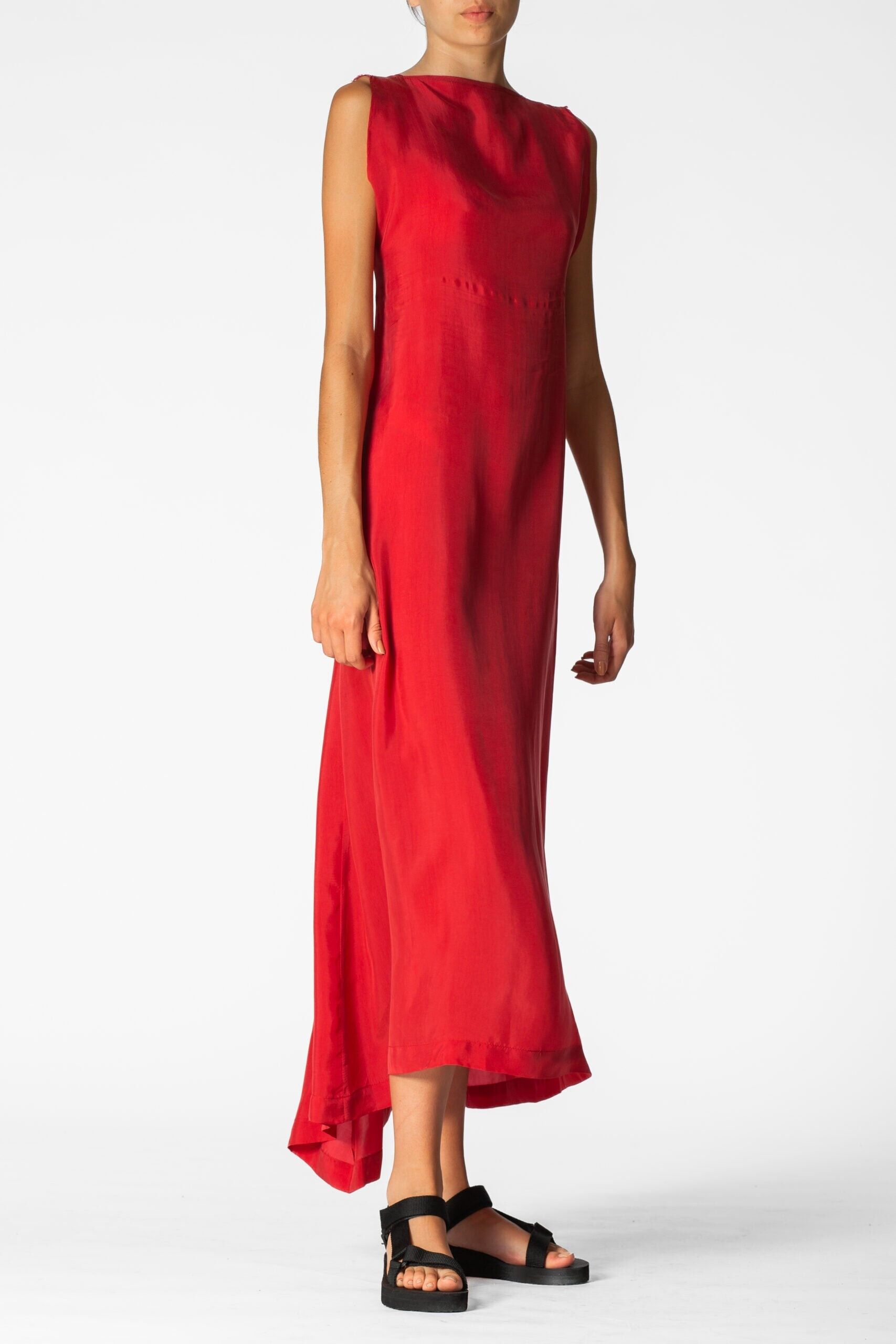 HOUMI DRESS 100% BEMBERG Cyclamen/Powder Pink - Medium - Cyclamen