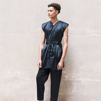 HANE PANTS - Black/Olive/Ocra Newlife - Medium - BLACK