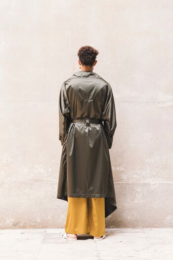 ANDREA Newlife Trench - Olive/Noir - Grand - Olive 5