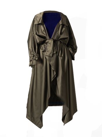 ANDREA Newlife Trench - Olive/Noir - Grand - Olive 4