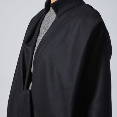 Manteau mi-long MICHIYUKI - Moyen - NOIR