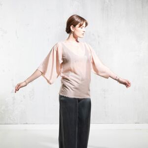 BLOUSE TOMESODE - Small - Rose poudré