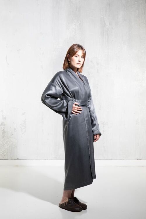 HOUMONGI DRESS - Medium - Gray