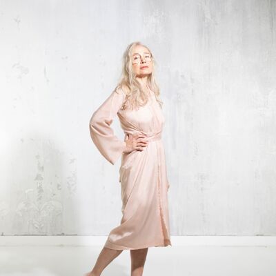 HOUMONGI DRESS - Medium - Powder pink