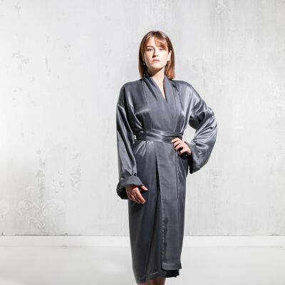 HOUMONGI DRESS - Large - Gray