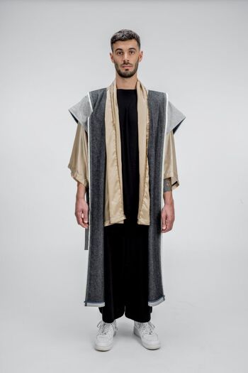 Kimono en jean - L - GRIS 1