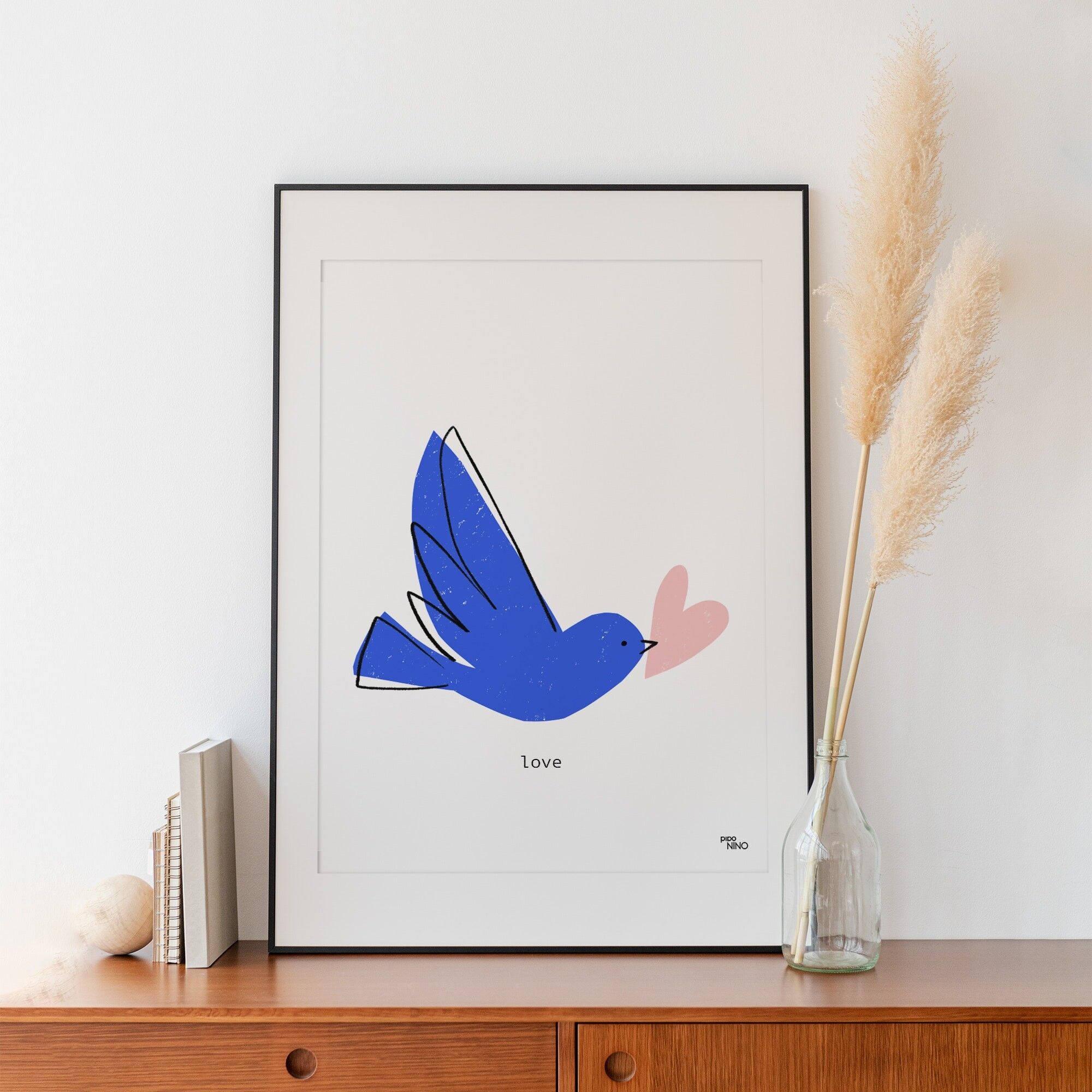 Herzliebesplakat - VOGEL