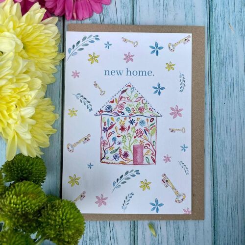 New Home Eco Friendly Card | Colourful | Greetings | Blank
